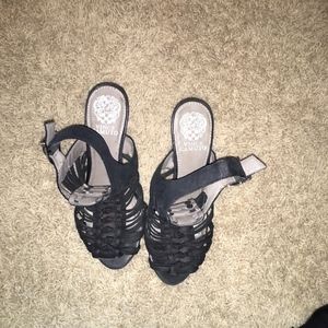 Vince Camuto Shoes - Vince Camuto Black Sandals Vince Camuto Shoes - Vince Camuto Black Sandals